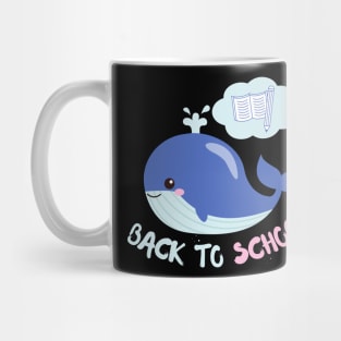 Welcome Back To School TShirt Whale Funny Student Teacher Love Kid Mug